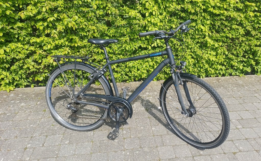 Winora herenfiets, Fietsen en Brommers, Gebruikt, Velgrem, Versnellingen, Ophalen