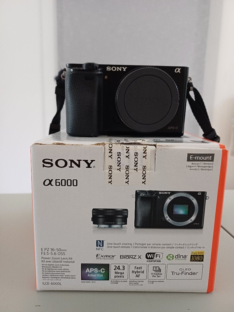 Sony A6000 body, TV, Hi-fi & Vidéo, Appareils photo numériques, Chargeur, Enlèvement, Utilisé, Appareil photo hybride