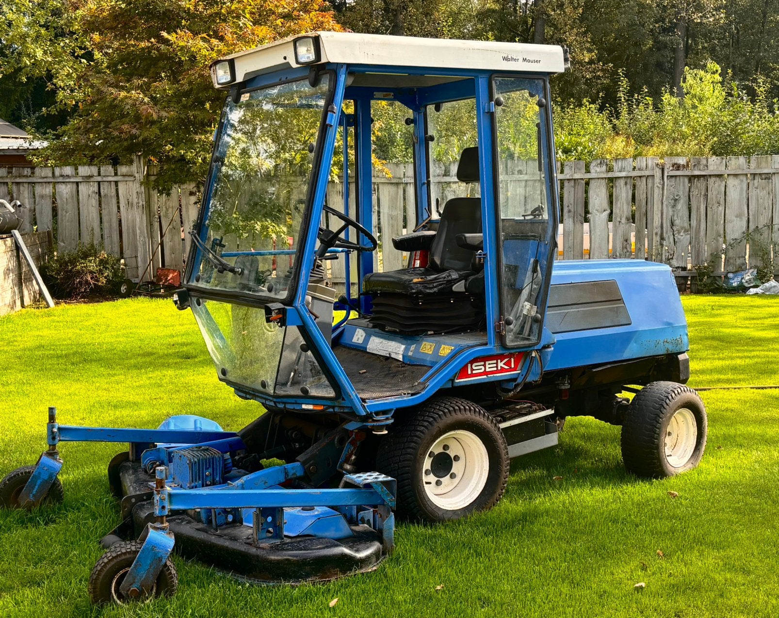 Iseki frontmaaier 4x4 driecilender diesel, Ophalen of Verzenden, Gebruikt, 120 cm of meer