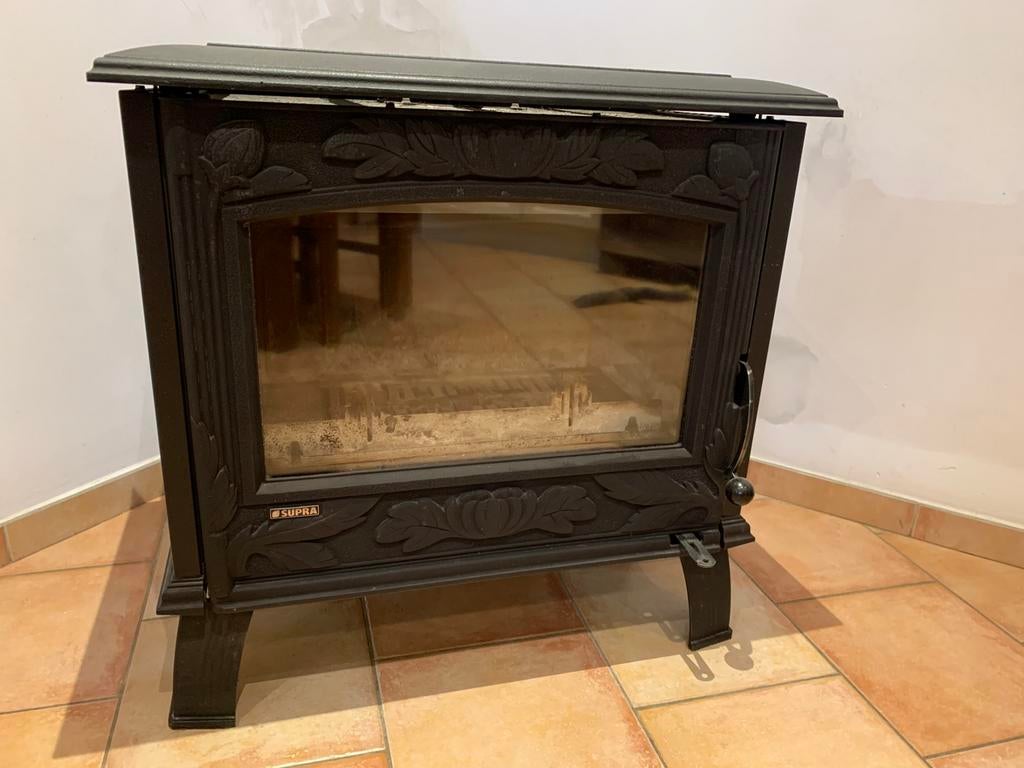 Poèle a bois, Maison & Meubles, Enlèvement, Utilisé, Cheminée au bois