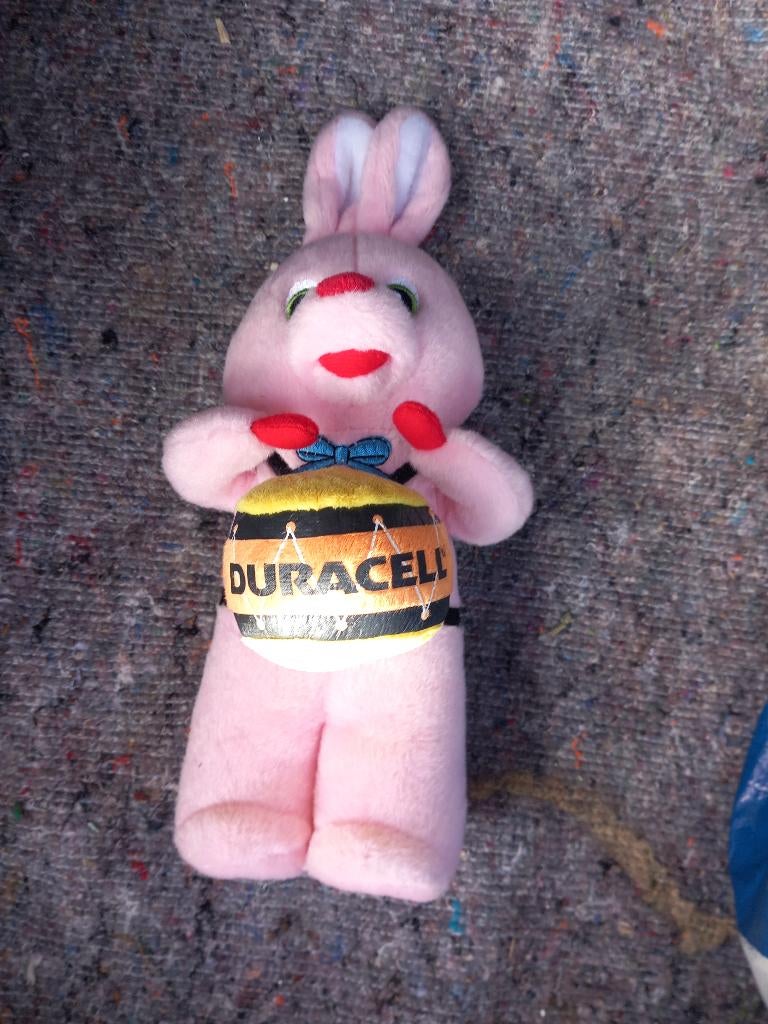 Peluche"Duracell"(sans piles), Ophalen of Verzenden