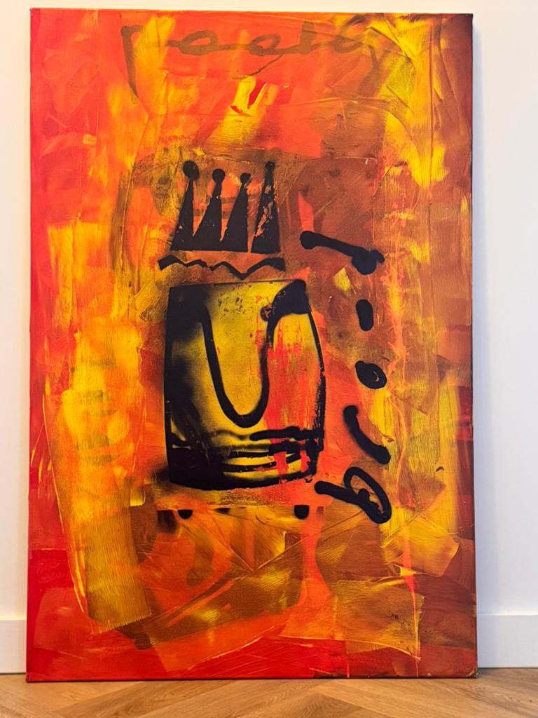 Herman brood schilderij, Antiek en Kunst, Kunst | Schilderijen | Modern, Ophalen