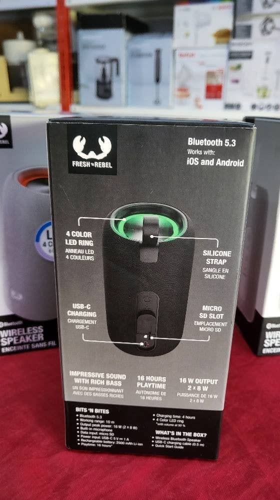 Fresh ’n Rebel draadloze XL speaker, Audio, Tv en Foto, Luidsprekerboxen, Overige typen, Nieuw, Minder dan 60 watt, Ophalen
