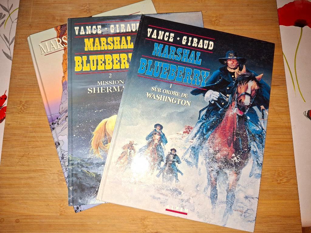 LOT 3 BD MARSHAL BLUEBERRY EO TUBE, Complete serie of reeks, Ophalen of Verzenden, Zo goed als nieuw, VANCE/GIRAUD