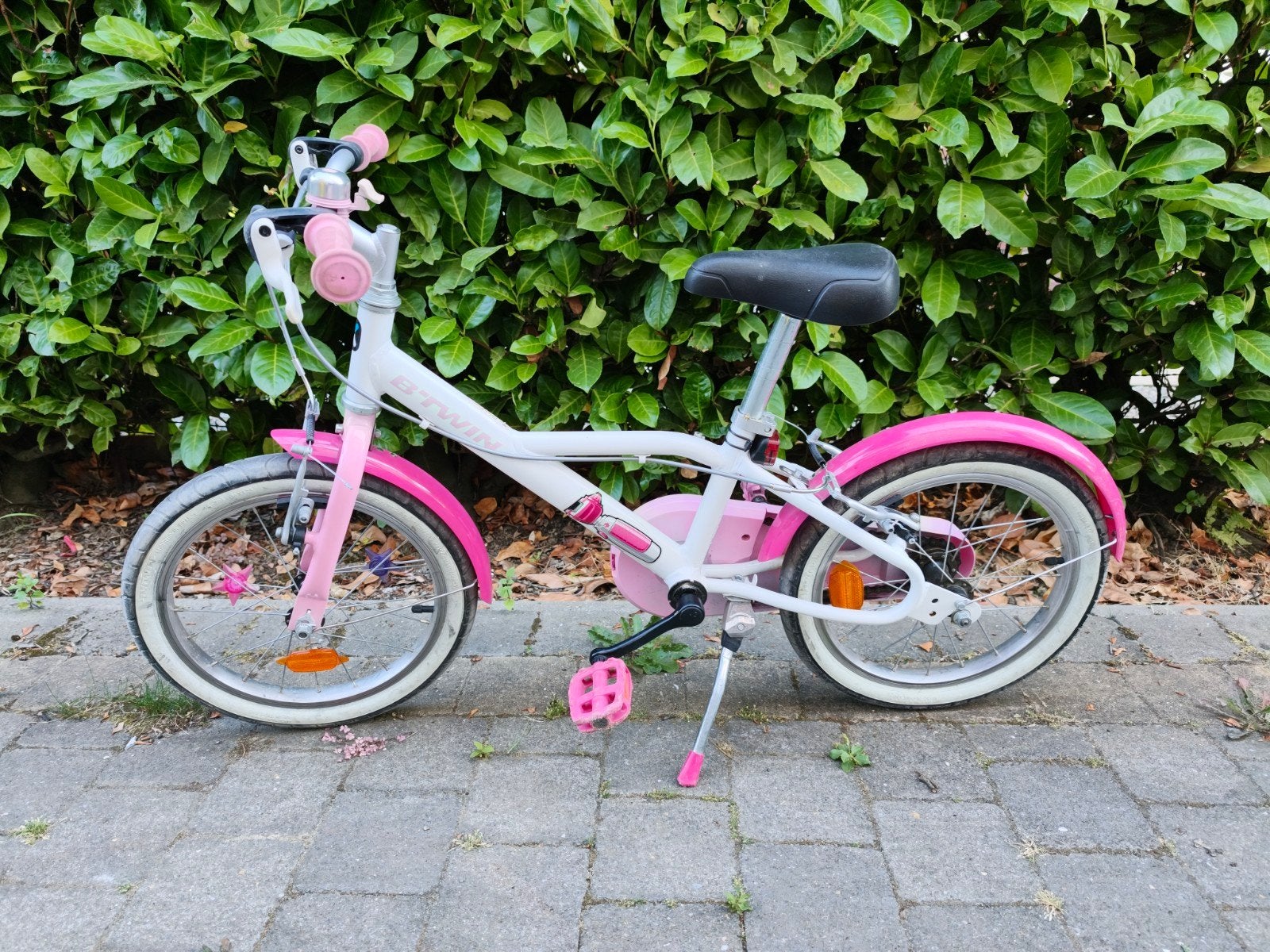 Vélo fille 16 pouces B-TWIN Docto Girl 500, Frein sur jante, B'twin decathlon, Enlèvement, Utilisé