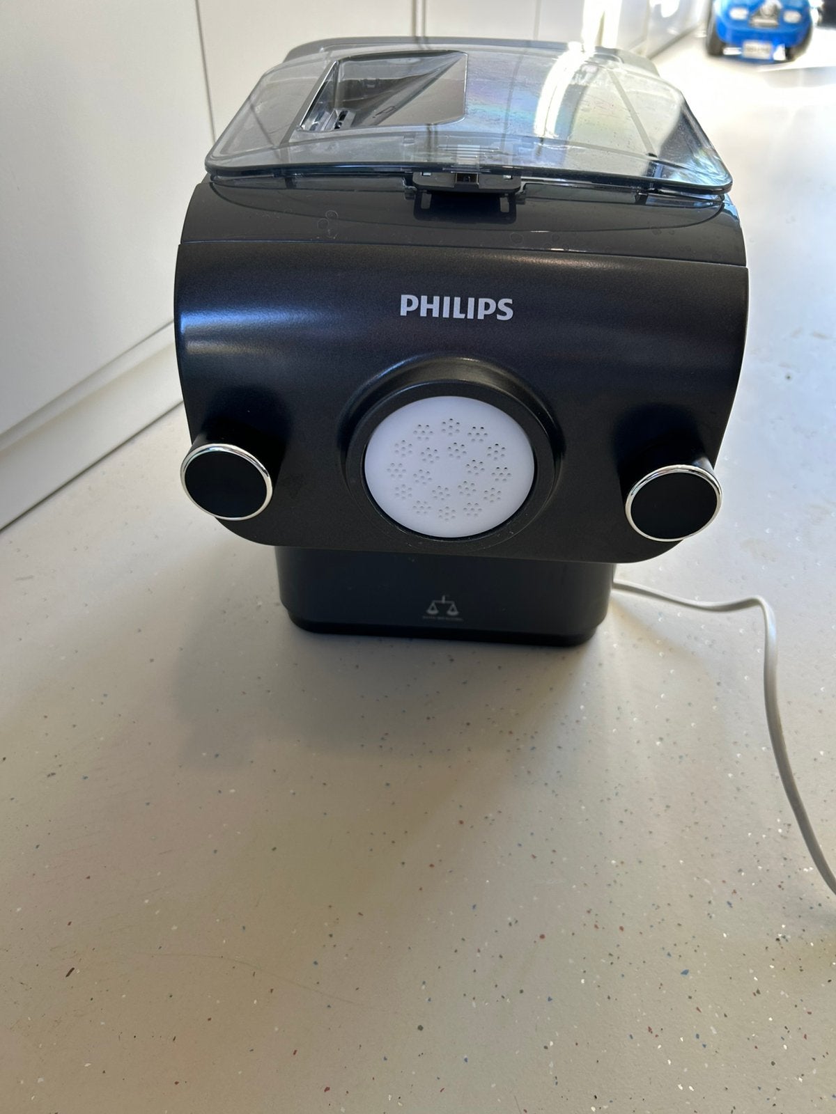 Philips Pastamachine, model HR2382/10, Pastamachine, Ophalen, Zo goed als nieuw
