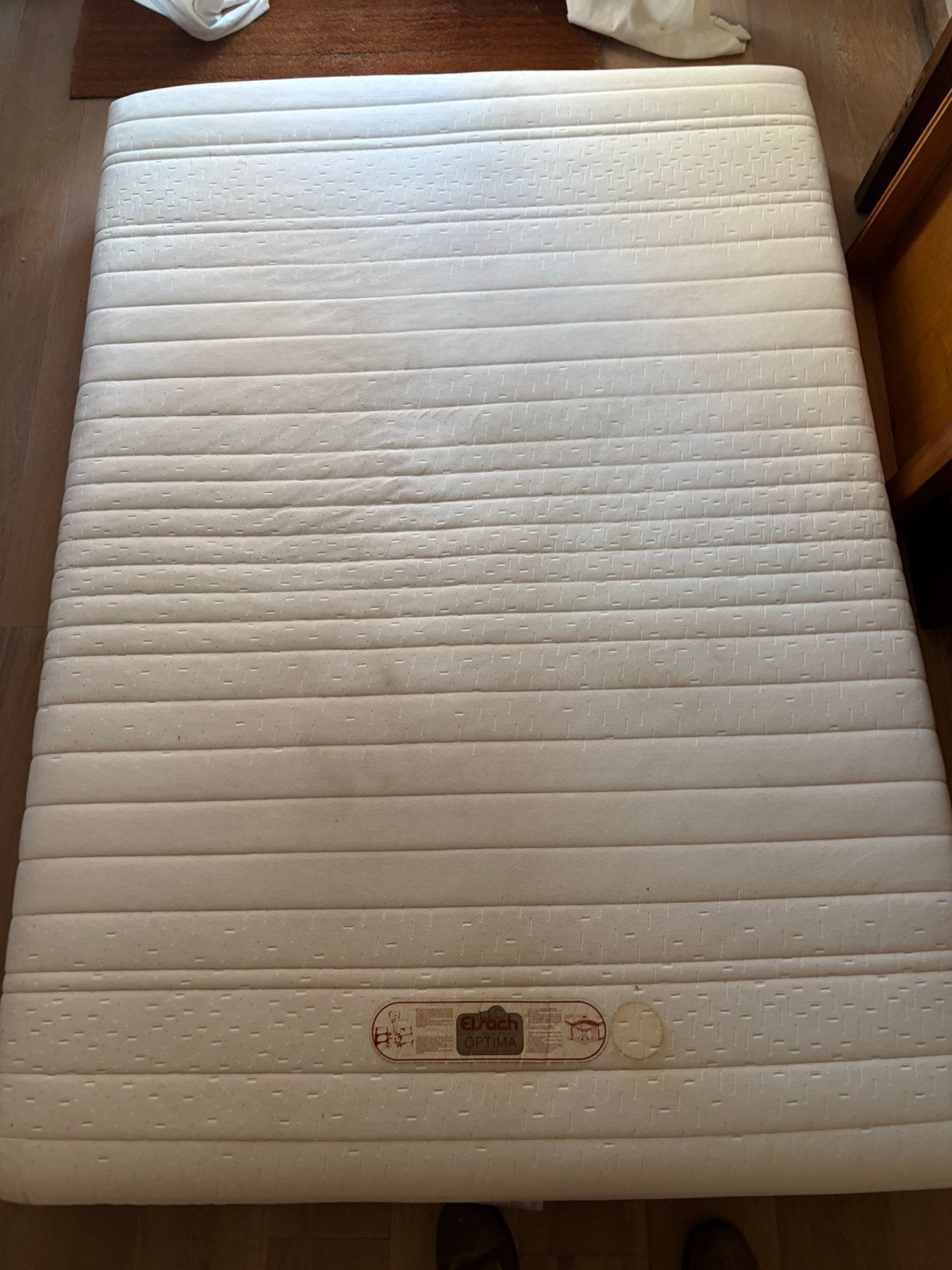 Elsach optima matras 195x135, Maison & Meubles, Enlèvement, Utilisé, Autres dimensions, Matelas