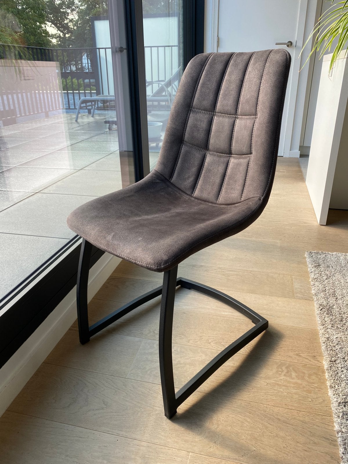 6 eetkamer stoelen, Maison & Meubles, Gris, Comme neuf, Enlèvement, Cinq, Six Chaises ou plus