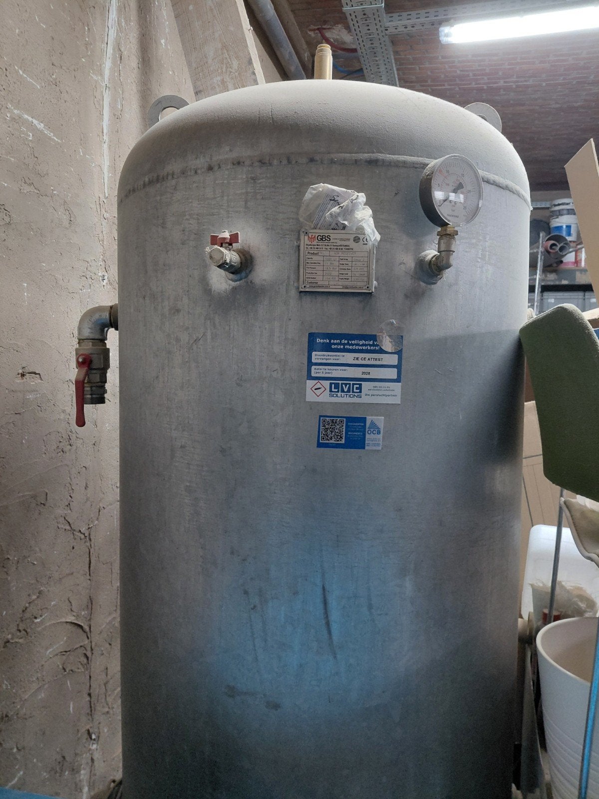 1000l lucht tank in nieuwstaat van 2022, Ophalen