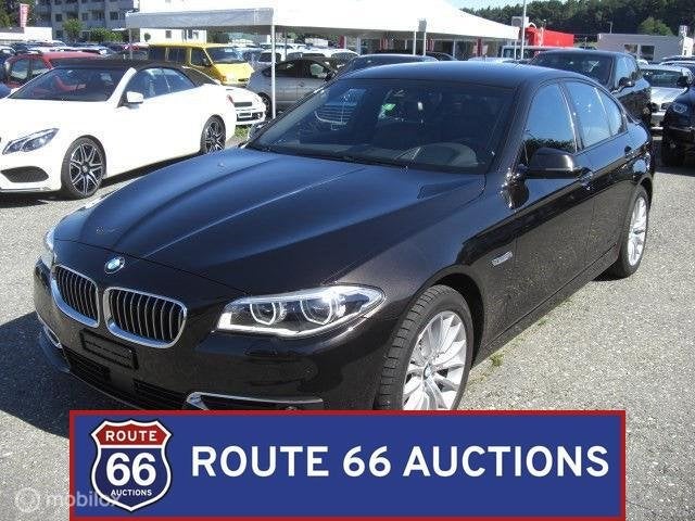 BMW 550i | 2015 | Route 66 Auctions, Gebruikt, Zwart, Bedrijf, Handgeschakeld