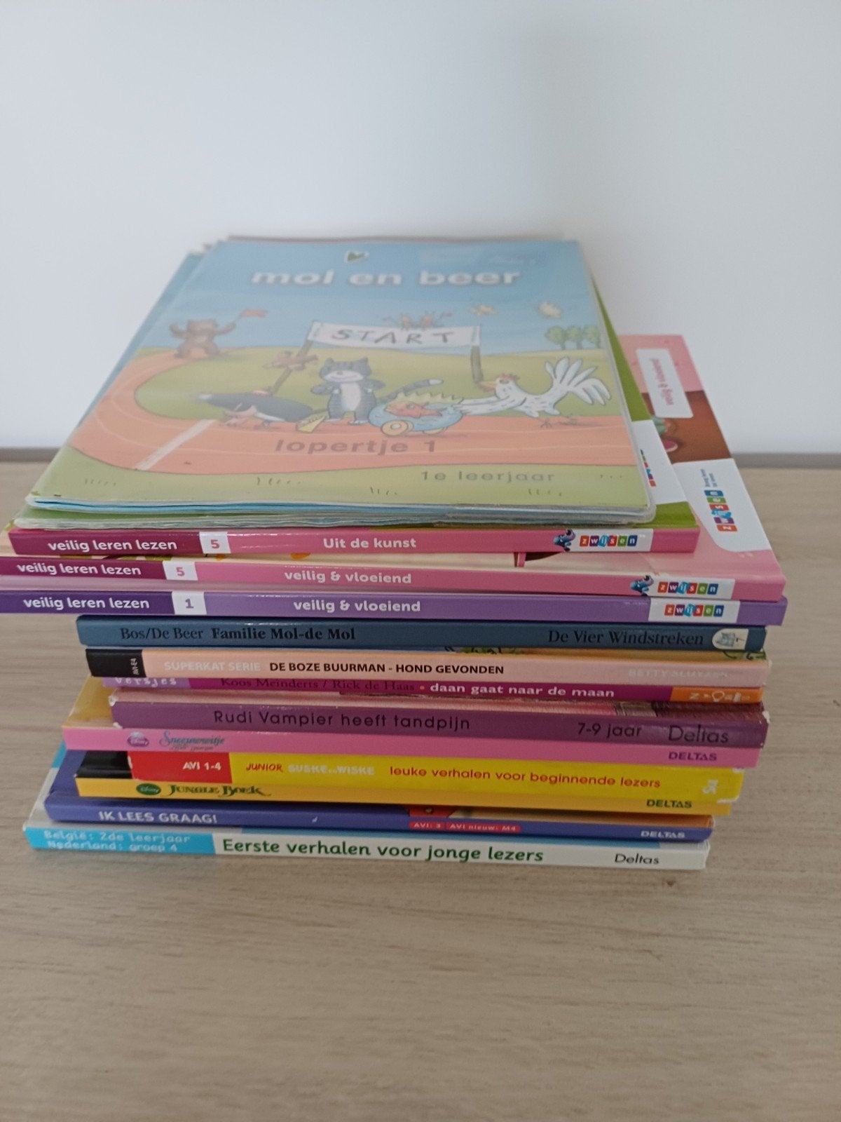 pakket leesboekjes vanaf 7 jaar, Ophalen