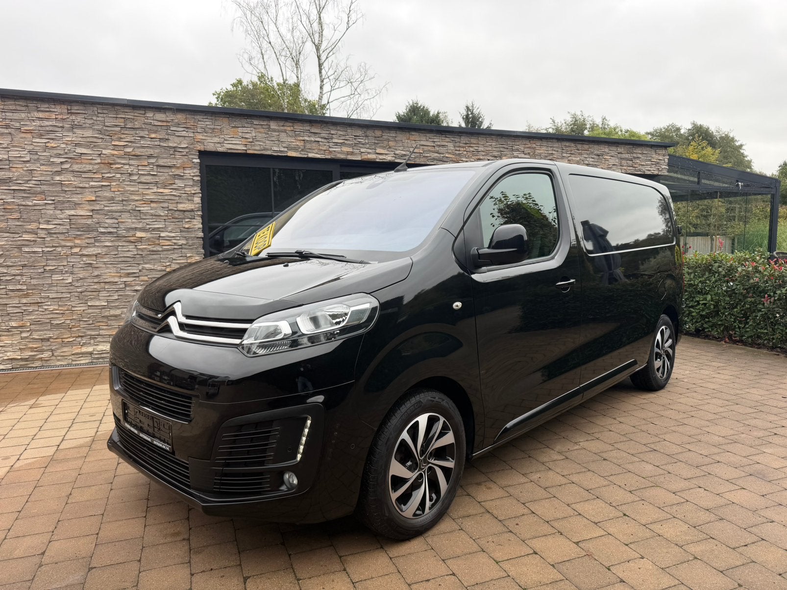 Citroën Jumpy 2.0HDI 8-Traps-AUTOMAAT *FULL OPTIONS*, 4 cilinders, Citroën, Leder en Stof, Zwart
