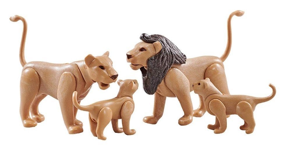 Playmobil Luipaarden- en leeuwenfamilie, Wild life, Complete set, Nieuw, Ophalen of Verzenden