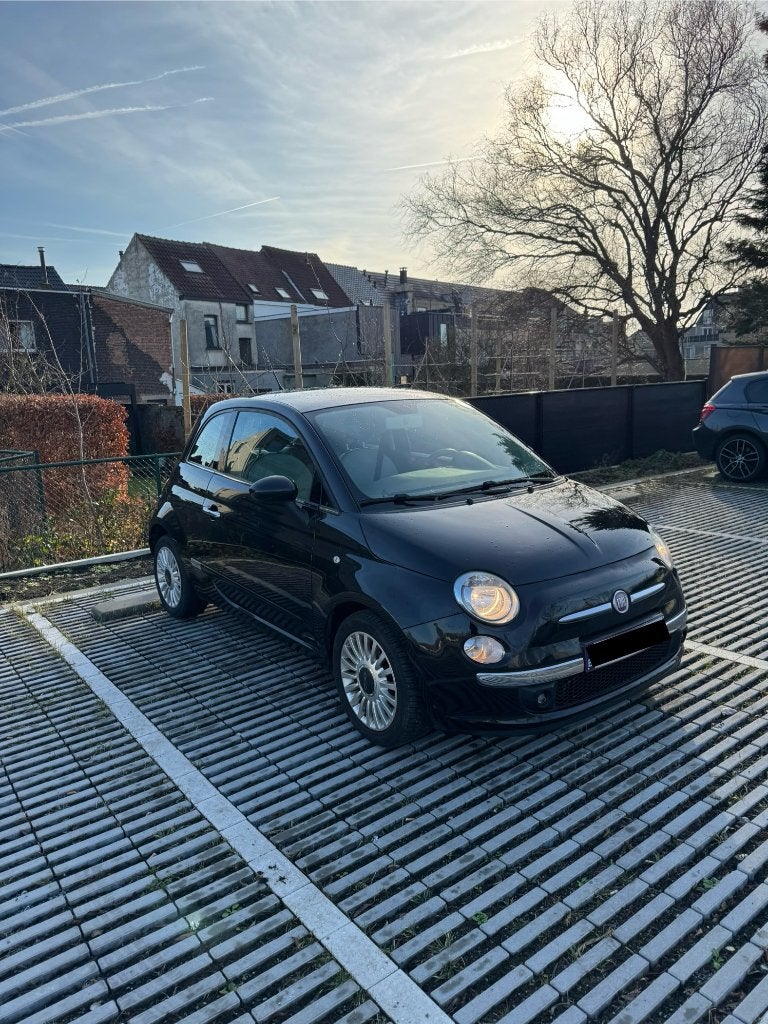 fiat 500, Auto's, Fiat, Stof, Beige, Zwart, Handgeschakeld