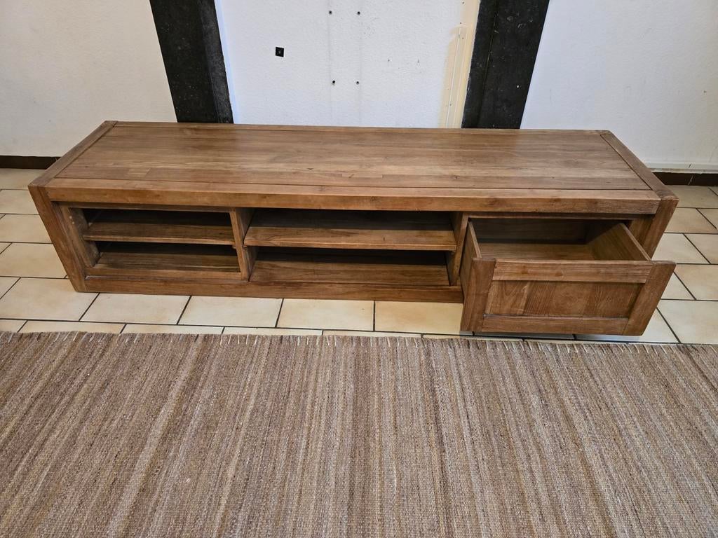 Tv-kast teak hout, Ophalen