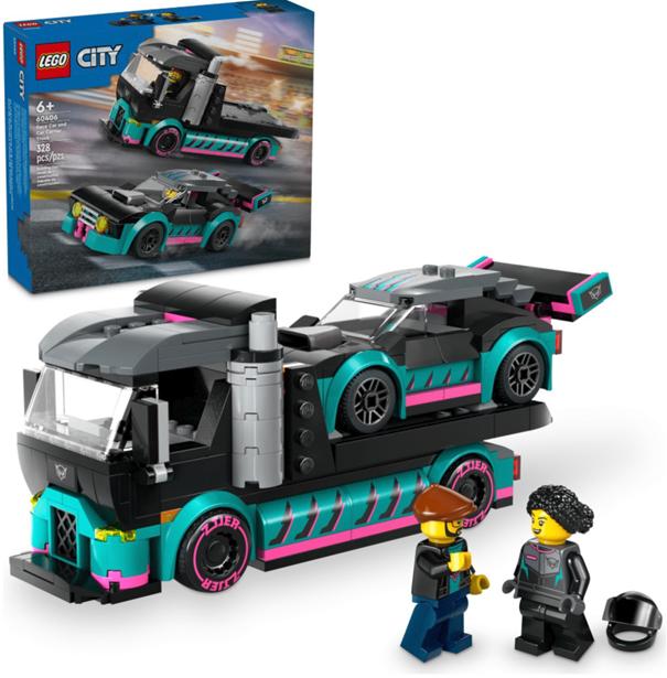 Lego 60406 - Raceauto en transporttruck - nieuw in de doos, Kinderen en Baby's, City, Nieuw, Ophalen of Verzenden, Complete set