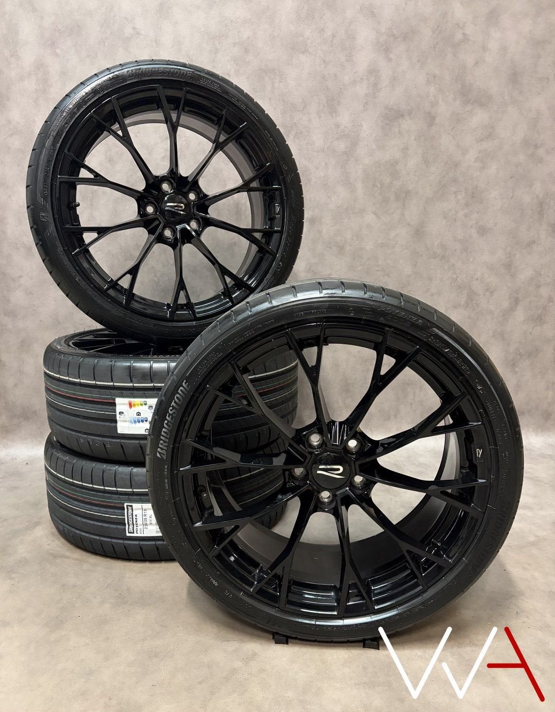 19'' Volkswagen Golf 8 GTI R Facelift Warmenau black BTW set, Pneus et Jantes, Véhicule de tourisme, Pneus été, -