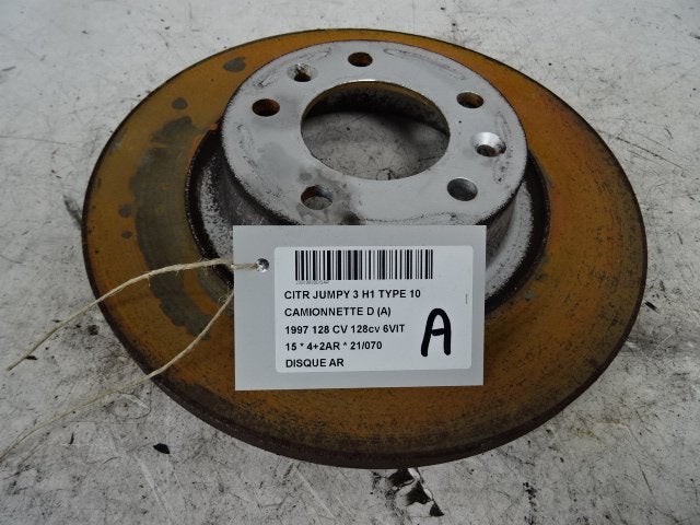 REMSCHIJF ACHTER Citroën Jumpy (G9) (01-2007/07-2016), Gebruikt, Citroën
