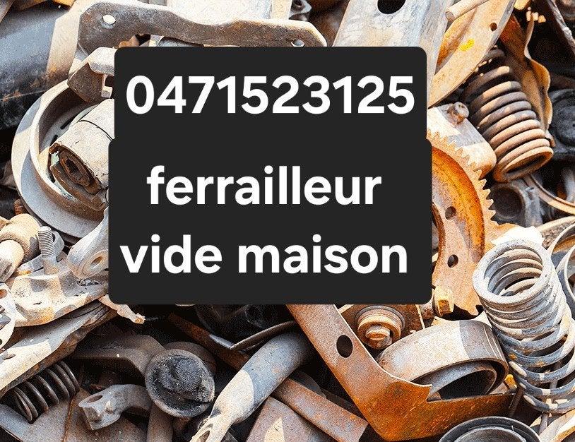 ferrailleur 0471523125, Enlèvement ou Envoi