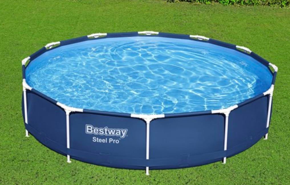 Bestway steel pro 3.66x76cm, Tuin en Terras, Ophalen, Zo goed als nieuw