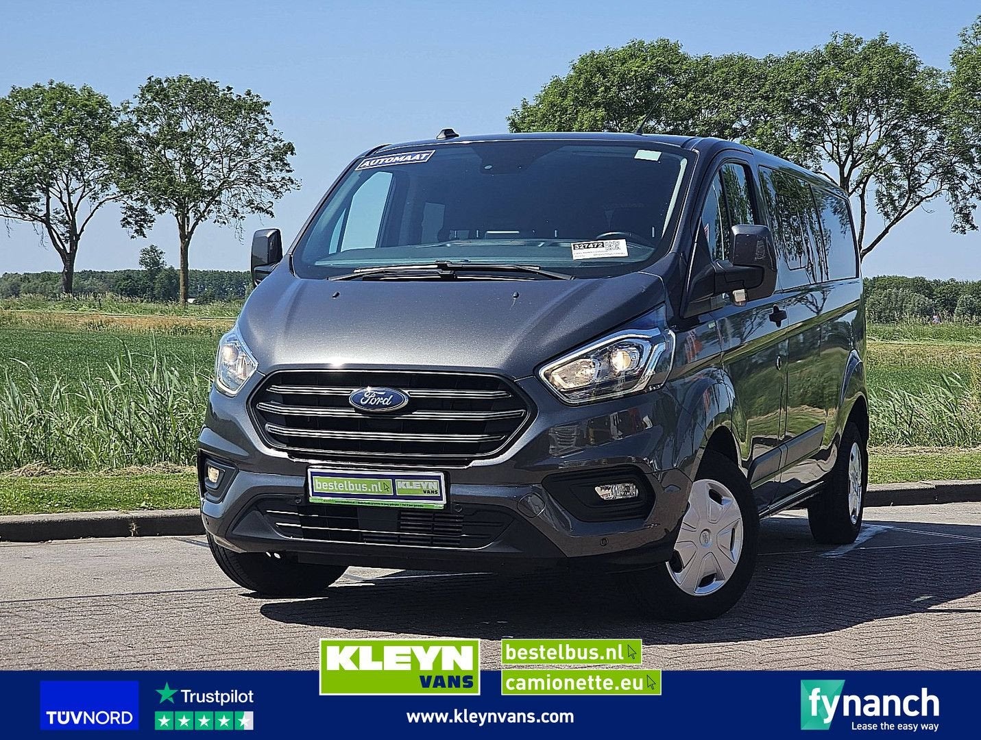 Ford TRANSIT CUSTOM 2.0 ac aut DC EURO6, Argent ou Gris, Achat, Entreprise, Diesel