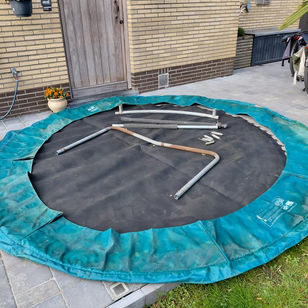 Trampoline Berg, Ophalen, Gebruikt