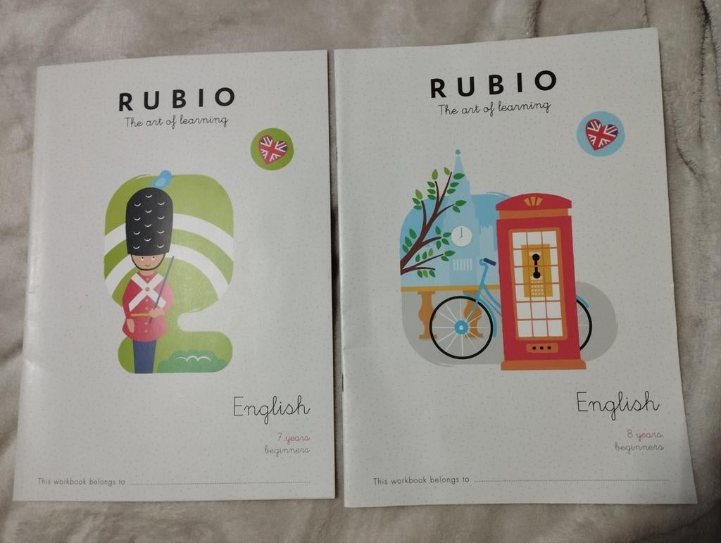 2 cahiers d'exercices en anglais, Ophalen, Engels, Nieuw, Rubio