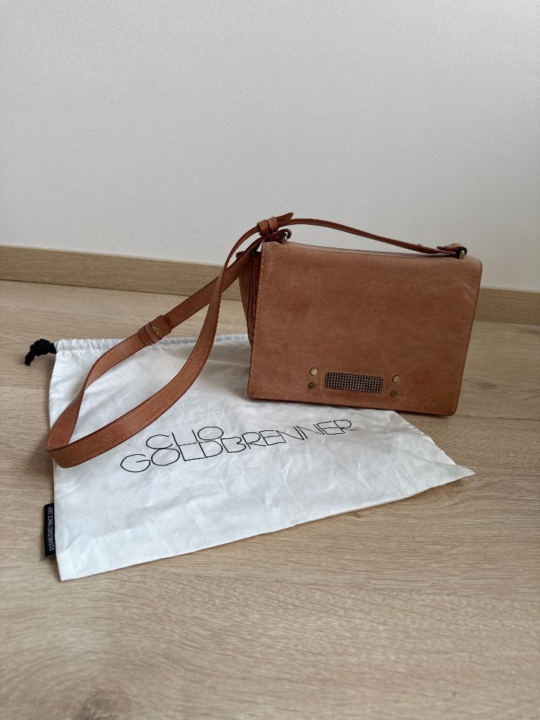 Sac Clio Goldbrenner, Handtassen en Accessoires, Tassen | Damestassen, Ophalen, Gebruikt, Overige kleuren, Schoudertasje