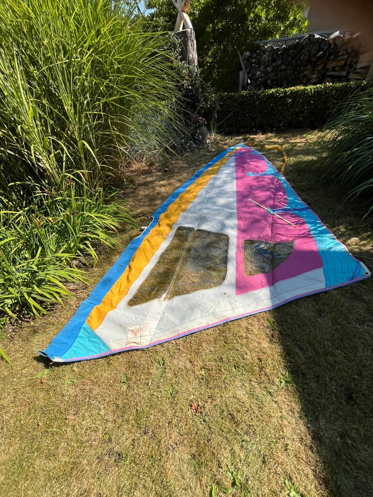Simmerstyle surfzeil, Watersport en Boten, Windsurfen, Ophalen, Gebruikt