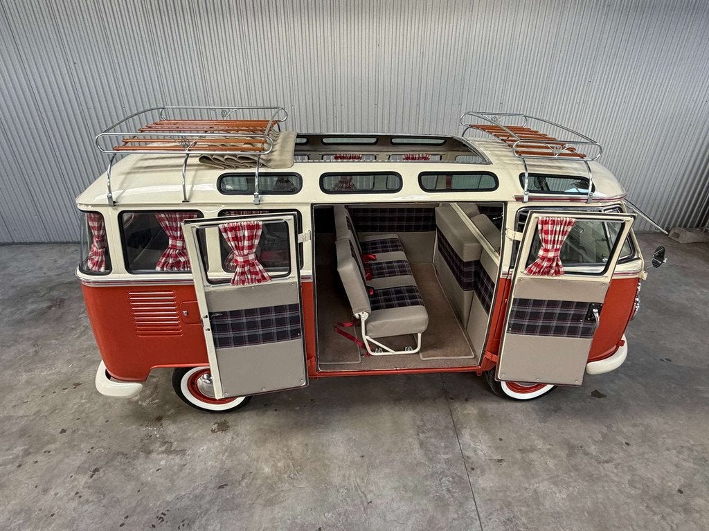 Volkswagen T1 Kombi Samba Style 23 Window Safari Windows, Auto's, Oldtimers, 4 deurs, Beige, Overige kleuren, Volkswagen