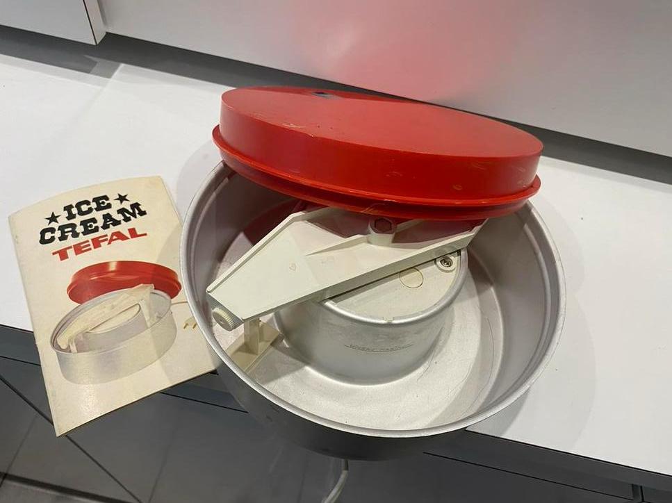 Ijscreme of sorbetmaker, Ophalen, Gebruikt