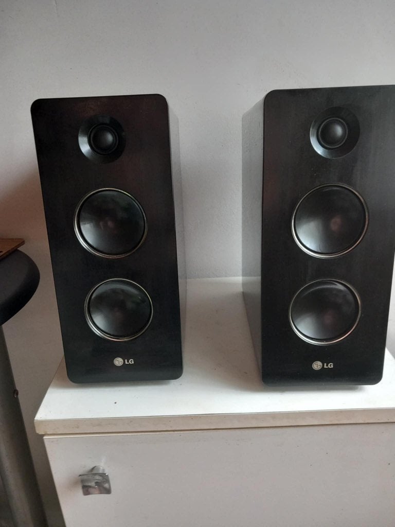 Enceintes LG 160 watt, Enlèvement, Comme neuf, 150 watts ou plus