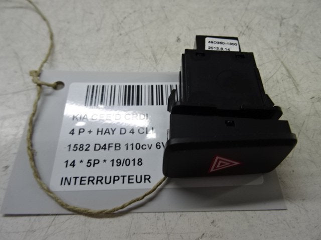 COMMUTATEUR Kia Cee'd (JDB5) (01-2012/07-2018) (49D360-1300), Autos : Pièces & Accessoires, Tableau de bord & Interrupteurs, Kia
