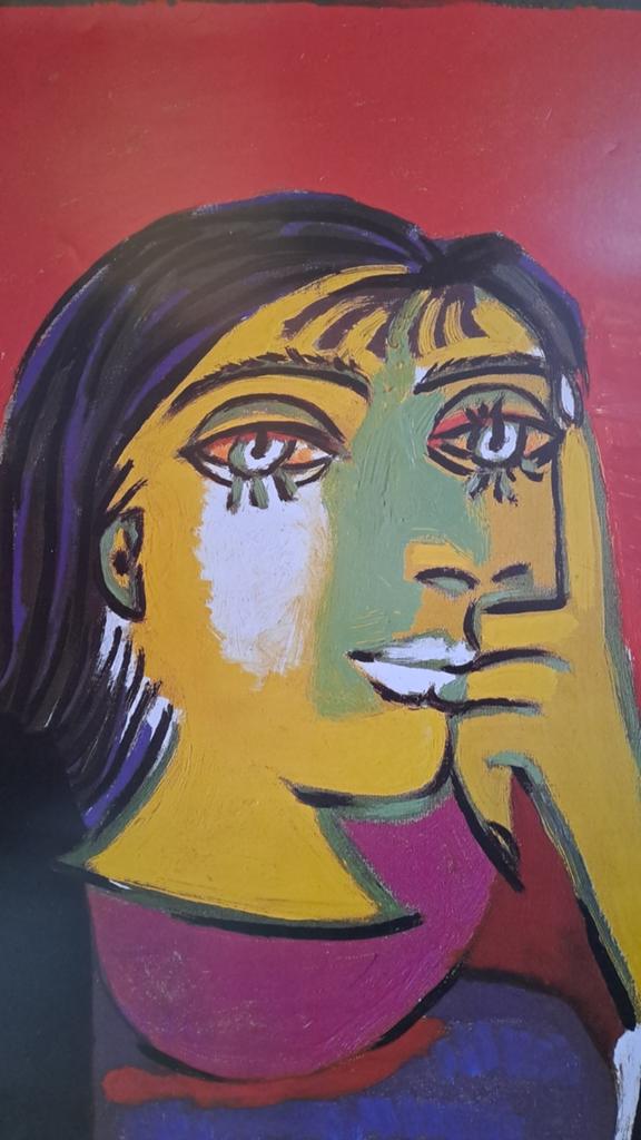 Picasso.- Poster van Dora Mar, Antiek en Kunst