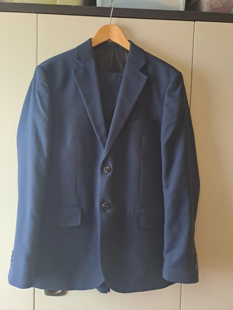 Haast niet gedragen  donkerblauwe herenkostum Jack&jones ,, Kleding | Heren, Kostuums en vesten, Ophalen of Verzenden, Blauw