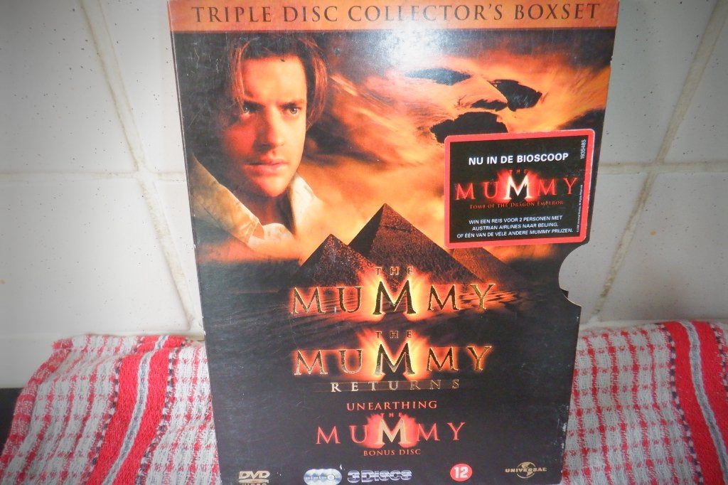 DVD Triple Disc Collector's Boxset The Mummy.(3 DVD'S), Verzenden, Boxset, Zo goed als nieuw, Vanaf 12 jaar