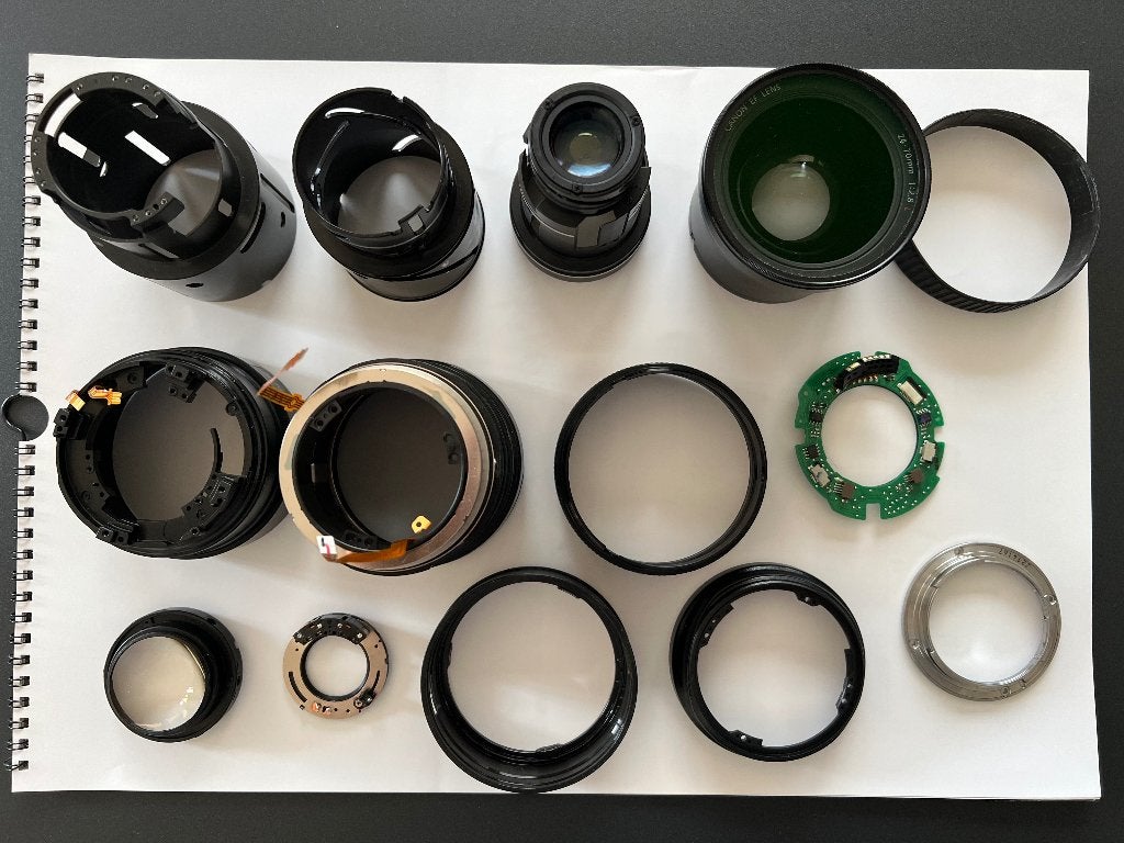 POUR PIÈCES - Canon EF 24-70mm f/2.8 L USM V1 - Démonté, Audio, Tv en Foto, Foto | Lenzen en Objectieven, Canon, Standaardlens