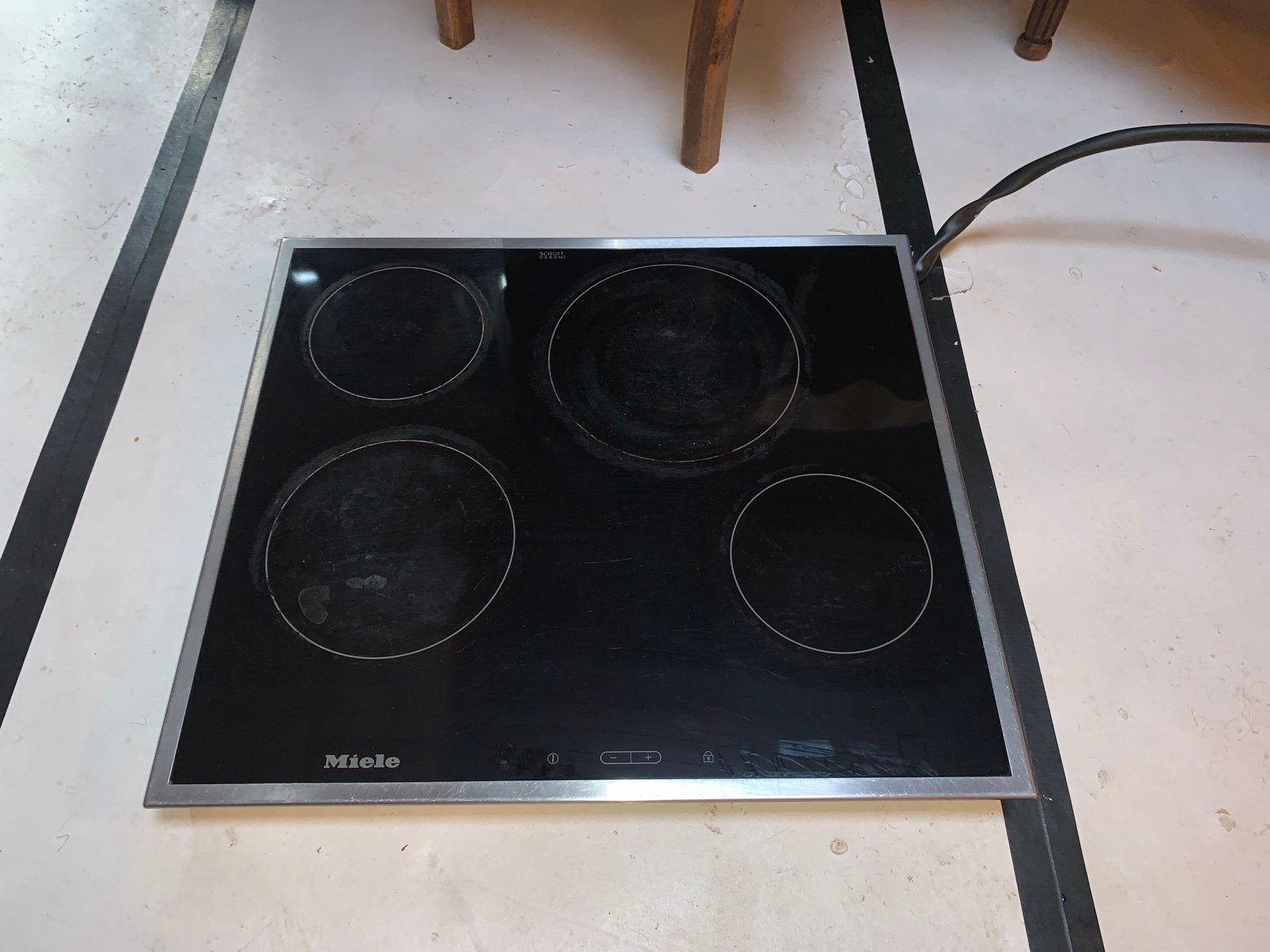 Miele kookplaat, Elektronische apparatuur, Kookplaten, Ophalen, Gebruikt