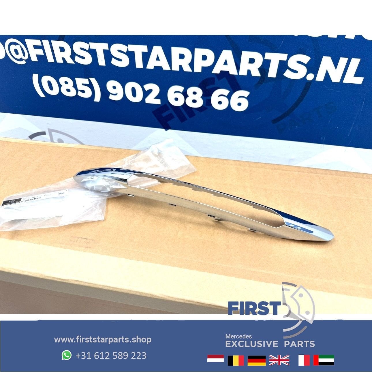 W246 mistlamp CHROOM ROOSTERS AMG dagrijverlichting voor Mer