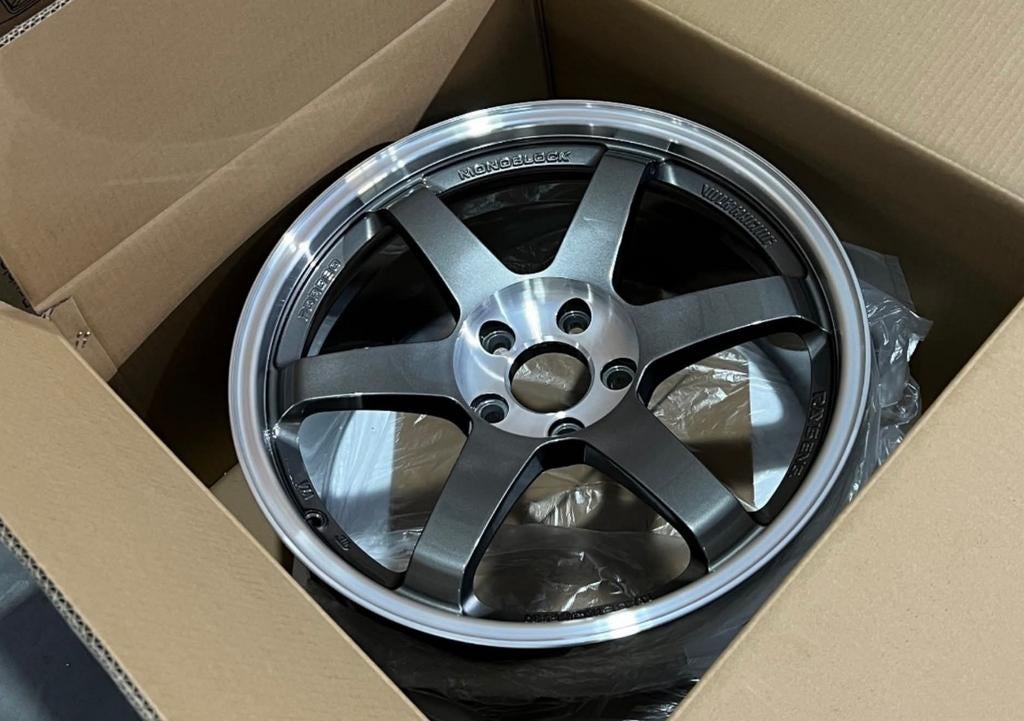 19" Original Rays TE37 Work 5x120 BMW, Motoren, Ophalen