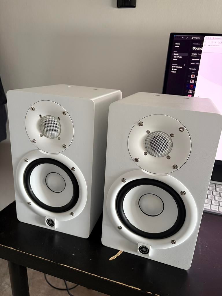 Yamaha HS5 + kabels, Audio, Tv en Foto, Luidsprekerboxen, Ophalen, Zo goed als nieuw