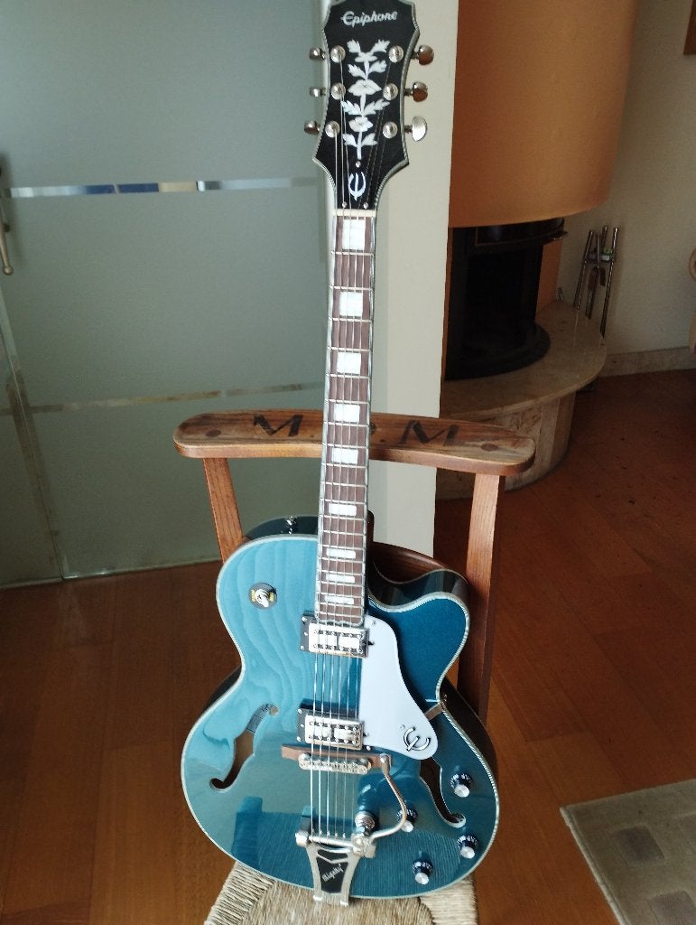 Epiphone Emperor Swingster Delta Blue Metallic, Musique & Instruments, Instruments à corde | Guitares | Électriques, Neuf, Hollow body