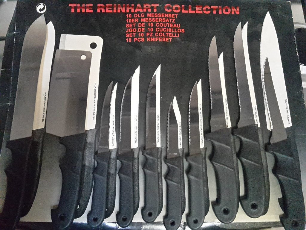 Nieuwe messenset, 10 verschillende, The Reinhart Collection, Ophalen of Verzenden, Nieuw