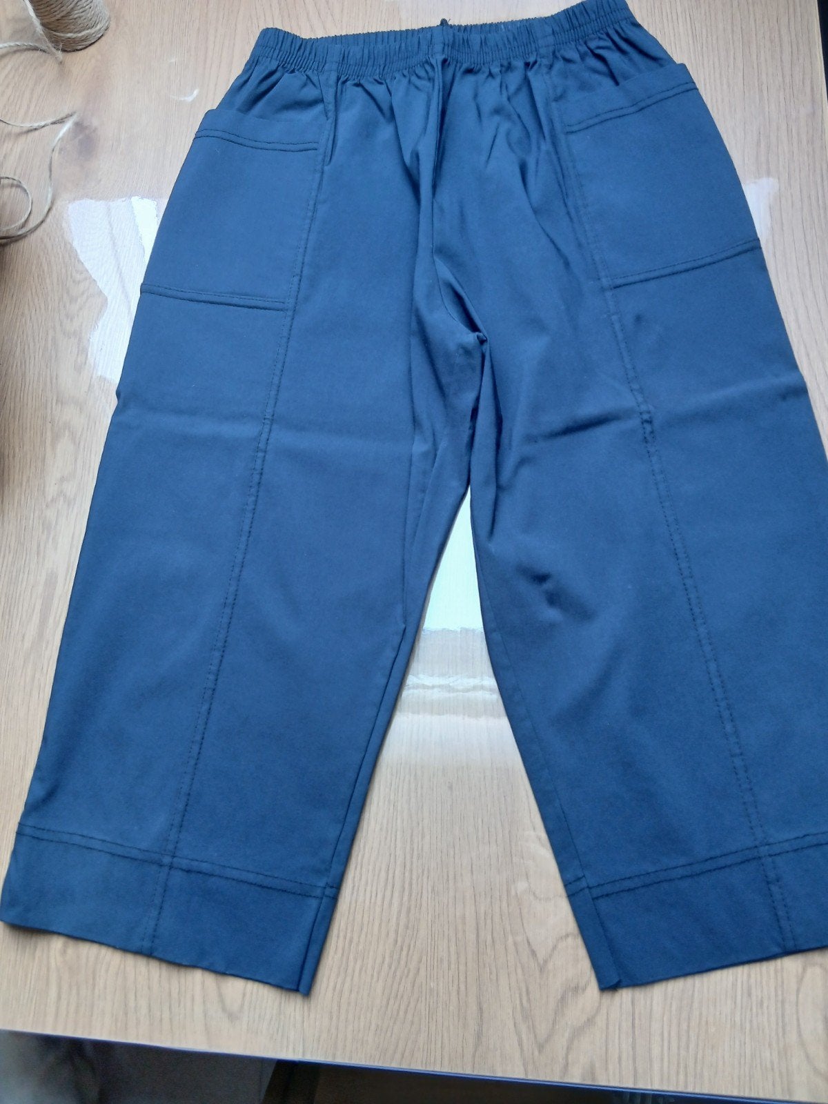3 kwart damesbroek, Blauw, Maat 46/48 (XL) of groter, Ophalen of Verzenden, Zo goed als nieuw
