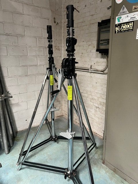 Wind-ups Manfrotto U087  per 2 in Flightcase !!, Audio, Tv en Foto, Fotografie | Statieven en Balhoofden, Ophalen, Gebruikt, Manfrotto
