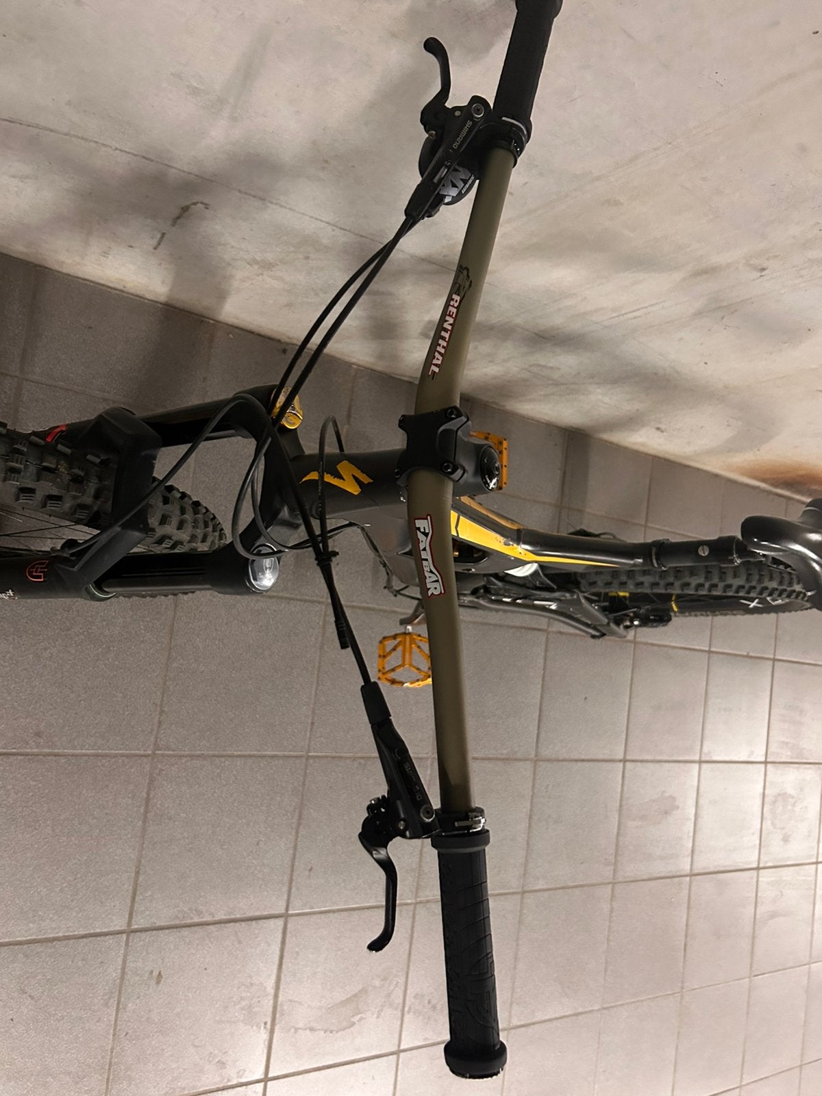 Te koop: RENTHAL FATBAR stuur, Stuur, Ophalen of Verzenden, Zo goed als nieuw, Aluminium
