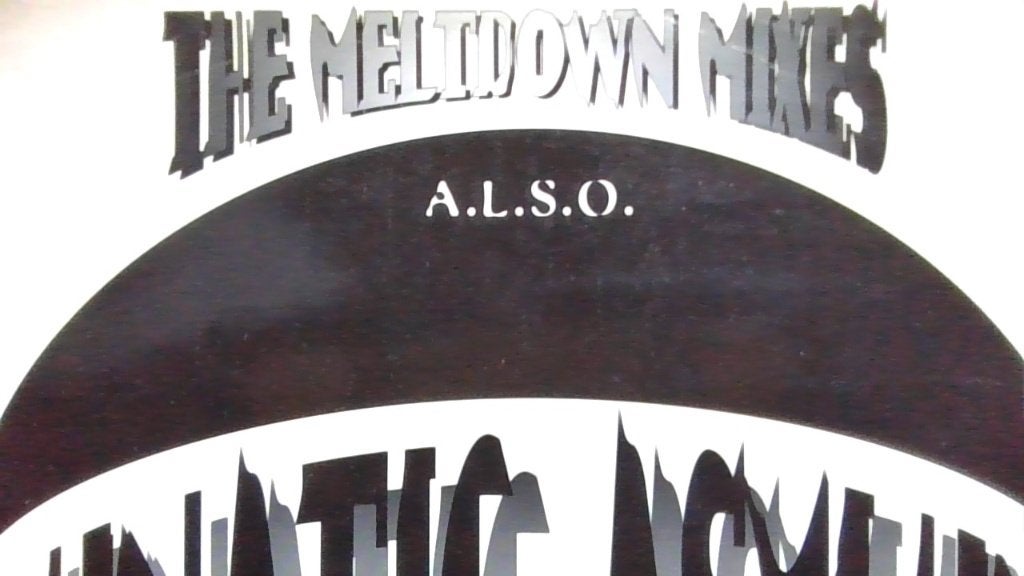 LUNATIC ASYLUM " THE MELTDOWN MIXES "., Cd's en Dvd's, Fotohoes, Ophalen of Verzenden, Zo goed als nieuw, 12 inch