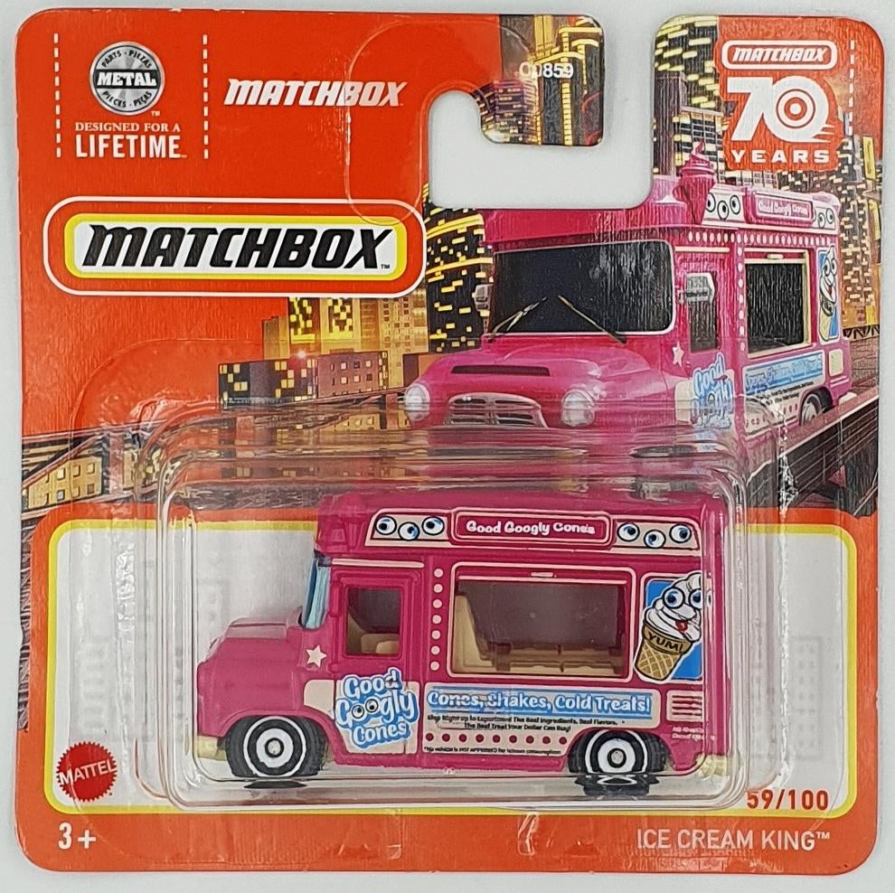 Matchbox - Ice Cream King - HLD06 - 1:64, 333 Continental Boulevard, El Segundo, CA 90245, United States, Service.mattel.com, Verzenden