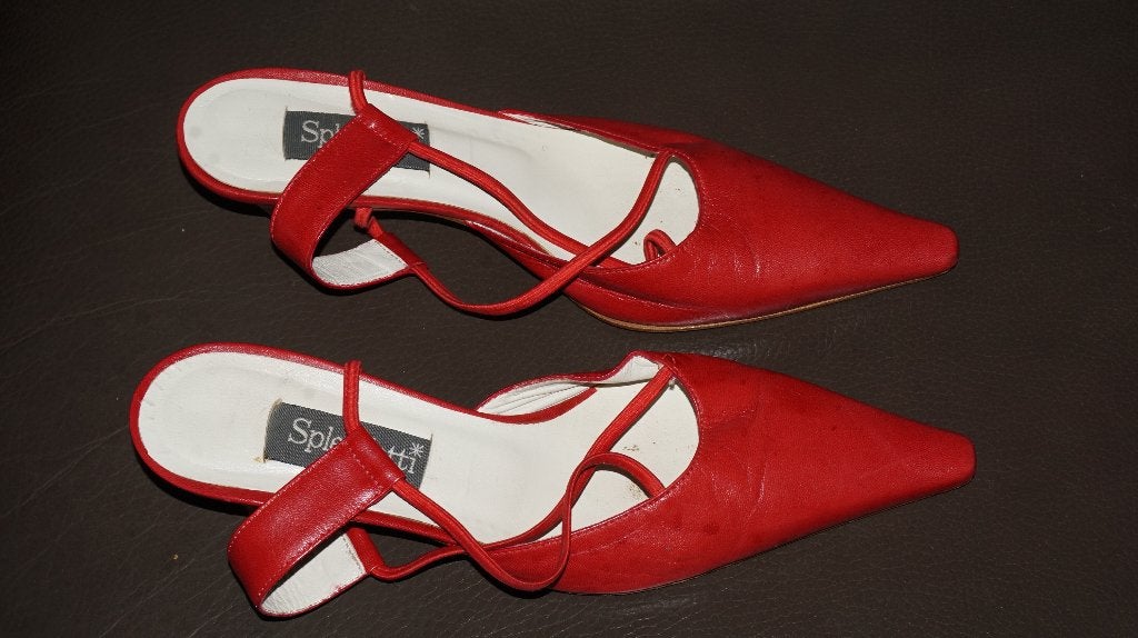Rode, elegante damesschoenen, maat 38, Kleding | Dames, Schoenen, Verzenden, Splendetti, Schoenen met hoge hakken, Gedragen