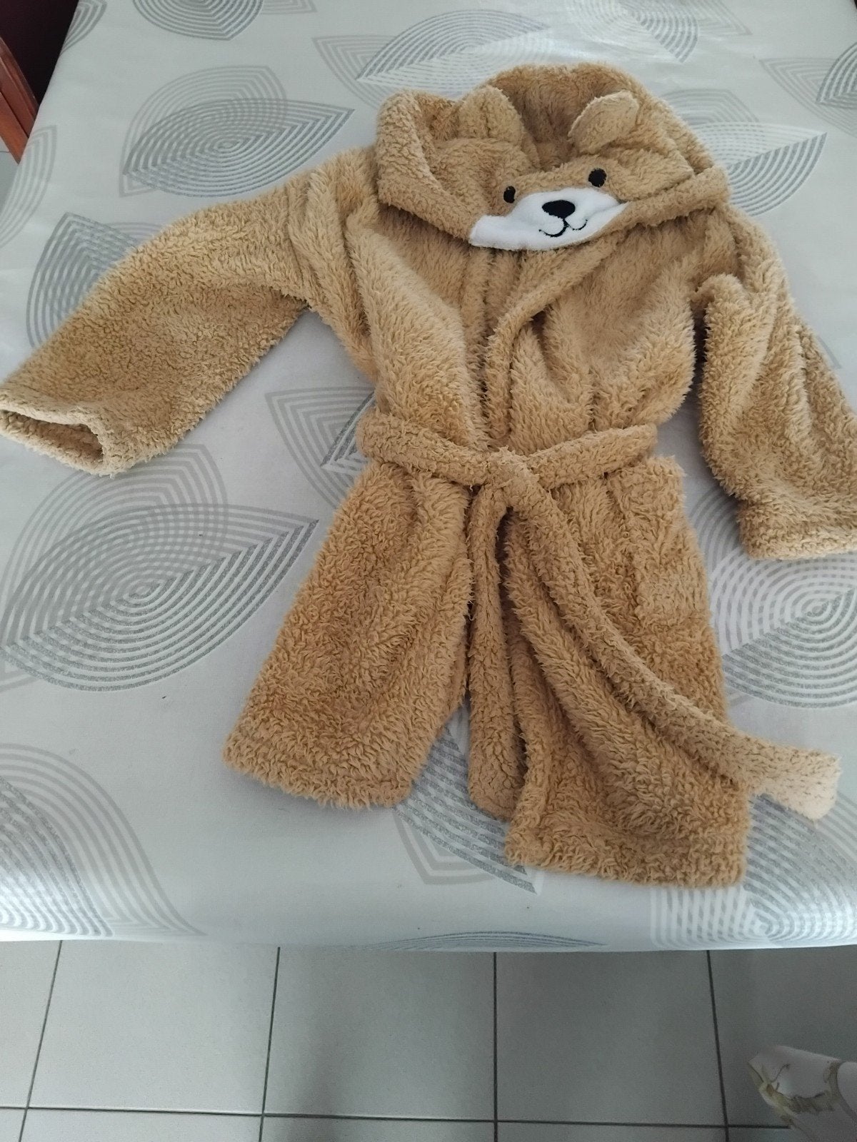 schattige berenbadjas maat 110/116, Kinderen en Baby's, Ophalen, Nacht- of Onderkleding, Jongen of Meisje, Zo goed als nieuw